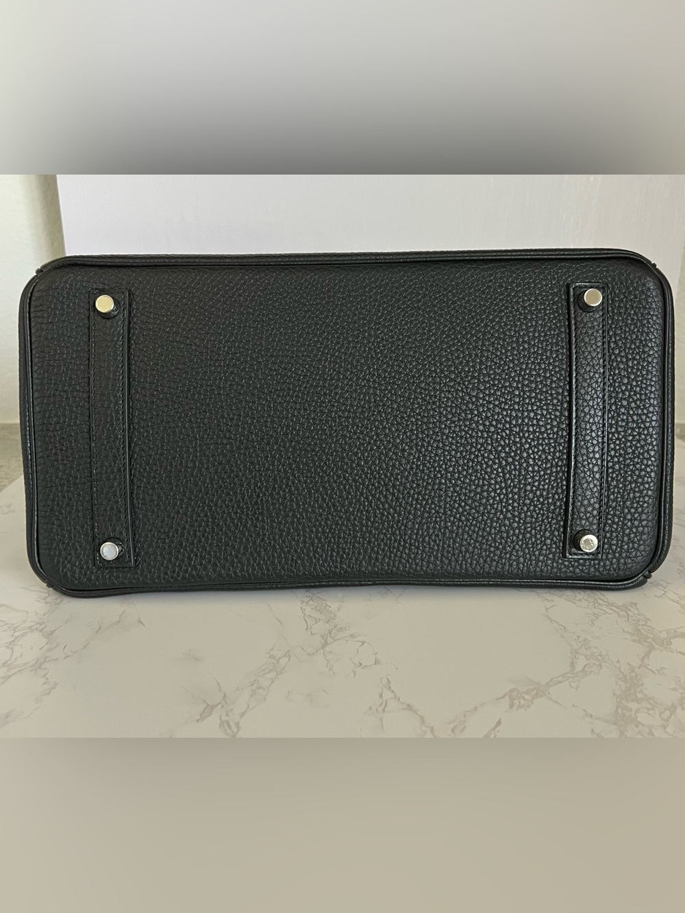 SOLD Hermes Black Birkin 35 in Noir Togo Leather With Palladium Hardware - Picture 7 of 16